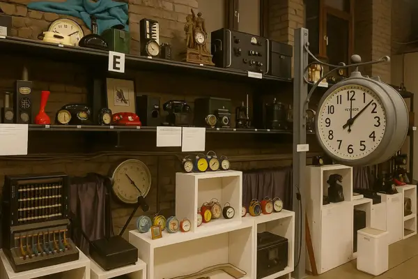 Экспозиция часов в Музее истории науки и техники Москва