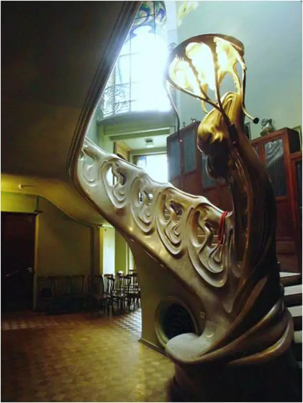 Лестница на экскурсии в музее-квартире А.М. Горького