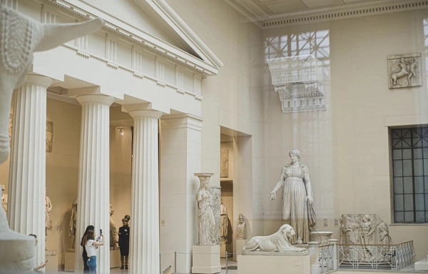 Античные скульптуры в залах ГМИИ им. Пушкина